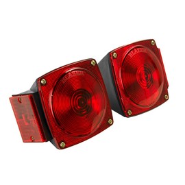 Hopkins Blazer International C6421 Square Submersible Trailer Light Kit – DOT Approved Stop/Tail/Turn Lights for Trailers Under 80” – Waterproof Boat, Utility, Snowmobile & Motorcycle Trailer Lighting Kit