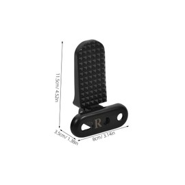 CHILDWEET Electric Moped Foot Peg Replacement 43-51mm Spacing Folding Pedal for Rear Footrest