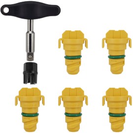 7 Pack Oil Drain Plug Fit for 2011-2024 Ford F-150 F150 Mustang Bronco Edge Explorer Lincoln Aviator MKZ KX6Z-6730-B KX6Z6730B FT4Z-6730-A BC3Z-6730-A BC3Z-6730-B FT4Z6730A with Removal Tool