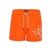 CHIEMSEE Swim Shorts with Label Symbol and Pockets, Shock Orange
