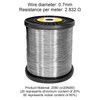 Cutting Wire, 10 m Diameter 0.7 mm Polystyrene Cutter Wire,