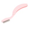 5pcs Curve Handle Lash Comb Stainless Steel Folding Eyelash Teeth