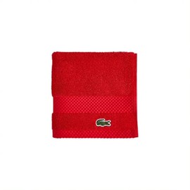Lacoste Heritage Supima Cotton Wash Cloth, Formula One, 13" x 13"