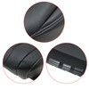 NLQR Driver Side Bottom Microfiber Leather Seat Cover Black Compatible