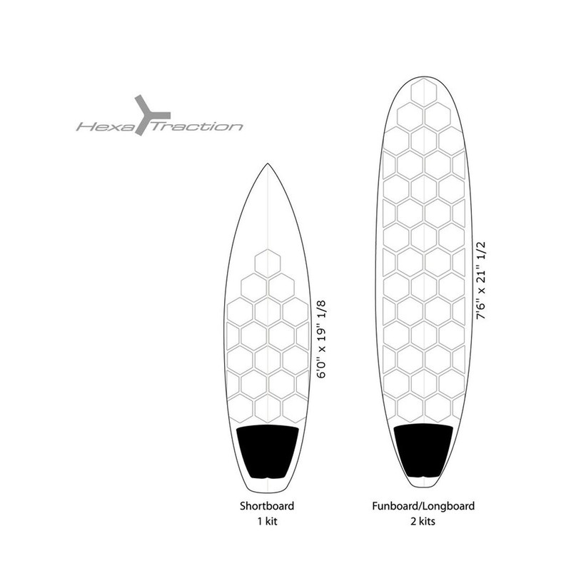 RSPro HexaTraction Surfboard / Sup / Surf Traction Deck Grip