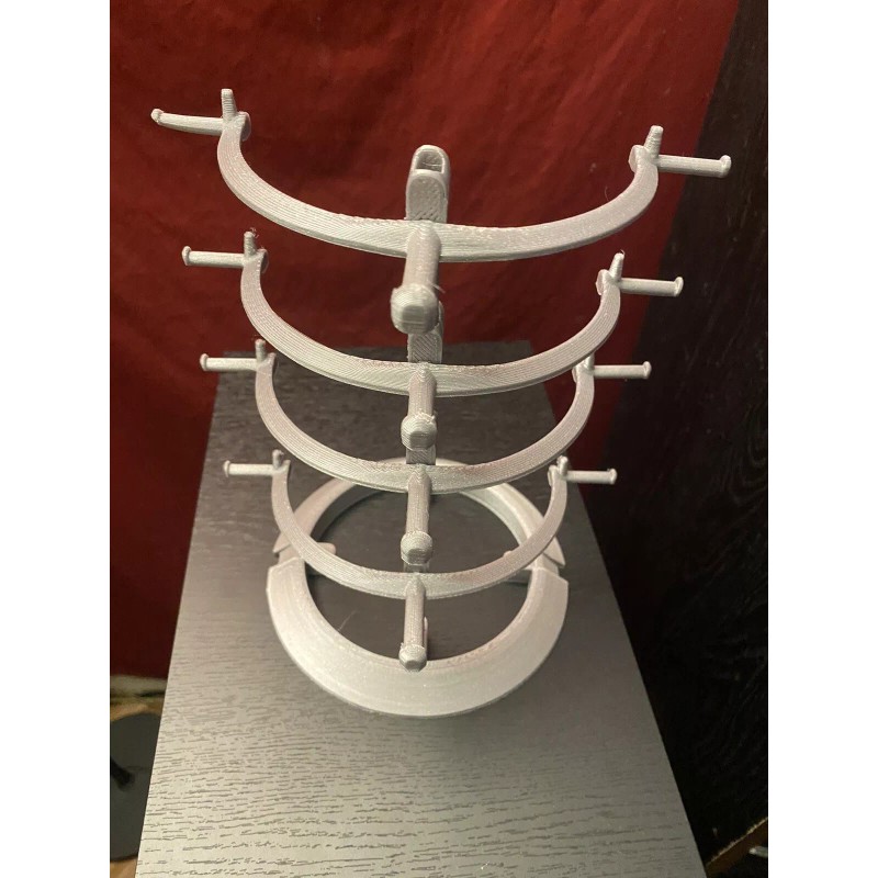 Oakley Sunglasses Holder Display Stand Gunmetal Grey Gray 4 Layers