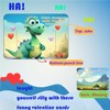 MoimTech 24 Dinosaur Silly Jokes Valentines Slap Bracelets for Kids