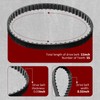 HASMX 110XL031 Timing Belt Rubber Geared Drive Belt for Black