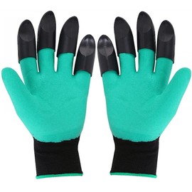 Gloves, with Claws Waterproof Safe Garden Gloves, for Digging, Pruning and Planting Puncture Resistant