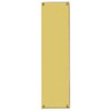 Carlisle Brass M39F Finger Plate (Flat Sheet), Gold, 300mm x