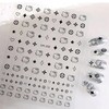 Cute character nail stickers, cat nail deco stickers / 귀여운 케릭터 네일스티커 고양이네일 데코스티커