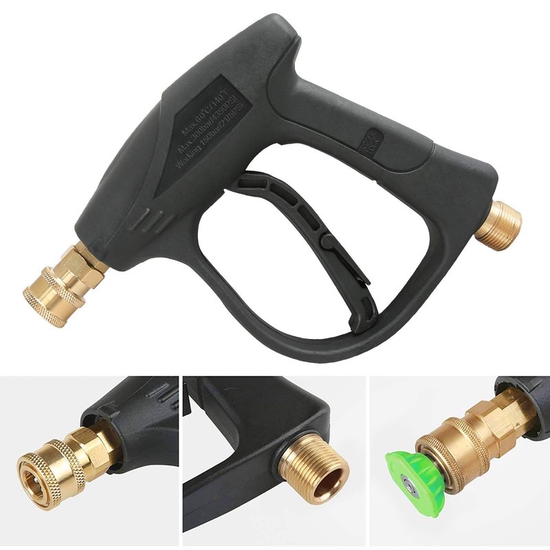Sooprinse High Pressure Washer Gun,3000 PSI Max with 5 color
