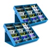 jiffordwind 18 Slot Sunglasses Organizer Box Stand Display Case/Tray, Snap