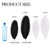 XunYee 120 Pcs 1920s Natural Ostrich Feathers Bulk 10-12 Inch/