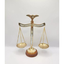 BALANZA DE LA JUSTICIA 8" DE BRONCE NO SE OXIDA 100% GARANTIZADO !!