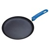 Colourworks CWCPBLU KitchenCraft Non-Stick Pancake Pan, Aluminium, Blue, 24 cm