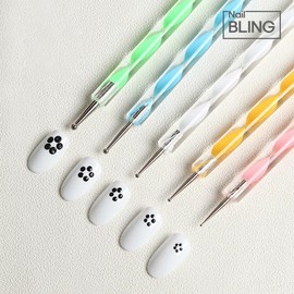 Nail Marble Dot Stick 5-Piece Set / 네일 마블 도트봉5종 세트