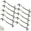 ESreake 10pcs Vintage Tree Twig Branch Cabinet Knobs Pulls Handles,Zinc