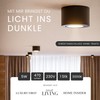 MATO 1 x LED Surface-Mounted Spotlight, Black, Extra Flat and