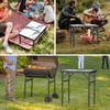 Anbte Folding Camping Table, 2ft Aluminum Small Folding Table 3