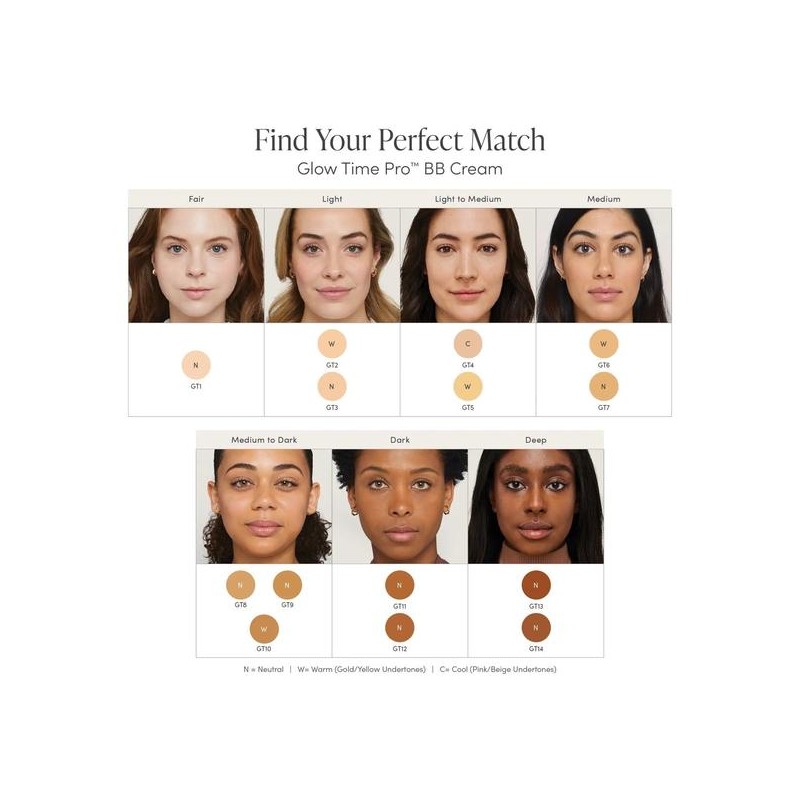 Jane Iredale Glow Time Pro SPF25 BB Cream 40ml (Various