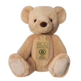 Aurora, 61512, Eco Nation Teddy Bear, Recycled Soft Toy, Brown