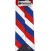 tiemart Striped Tie (Red, White and Blue Striped Tie)
