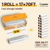 Katbite Plastic Wrap with Slide Cutter, 12 in x 1200