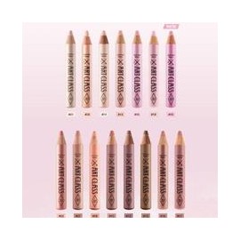 TOO COOL FOR SCHOOL Art Class Frottage Pencil 1.1g*2ea, Color 1#$%Color 2:09 SHEER NUDE-16 MILKY ROSE