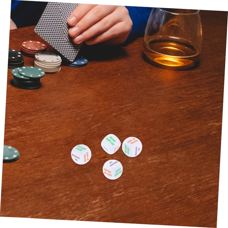 Kisangel Unique 6-Sided Drinking Dice for Parties Bachelorette Party Favor