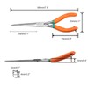 SPEEDWOX 7-Inch Long Reach Needle Nose Pliers with Teeth Extra
