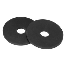 PATIKIL Rubber Washers 32 Pieces 1 1/2 Inch OD x 3/8 Inch ID x 1/8 Inch Thick Waterproof Abrasion Resistant Flat Rubber Eyelets Spacers for Bolts Screws