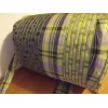 Plaid 10 yards WIRE RIBBON PURPLE & GREEN PLAID Easter