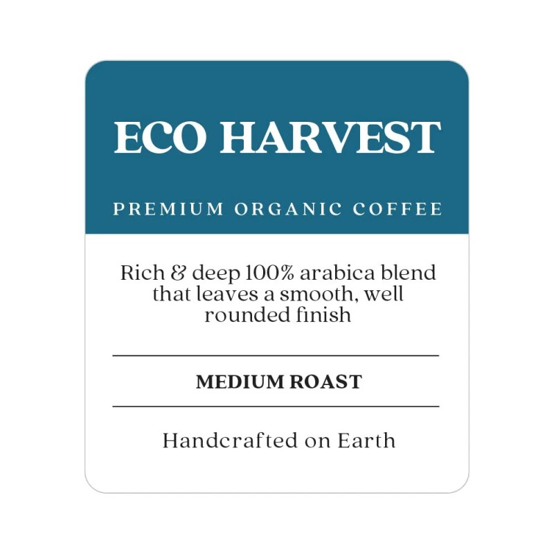 Copper Moon Coffee, Eco Harvest Organic, Medium Roast, Ground, 3
