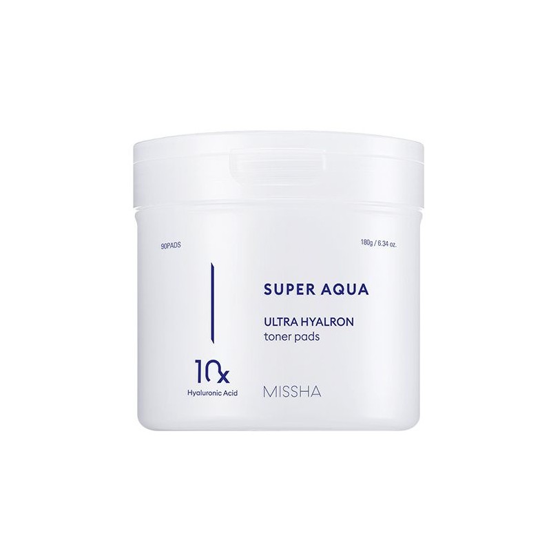 Missha Super Aqua Ultra Hyalon Toner Pad 180g / 수퍼아쿠아