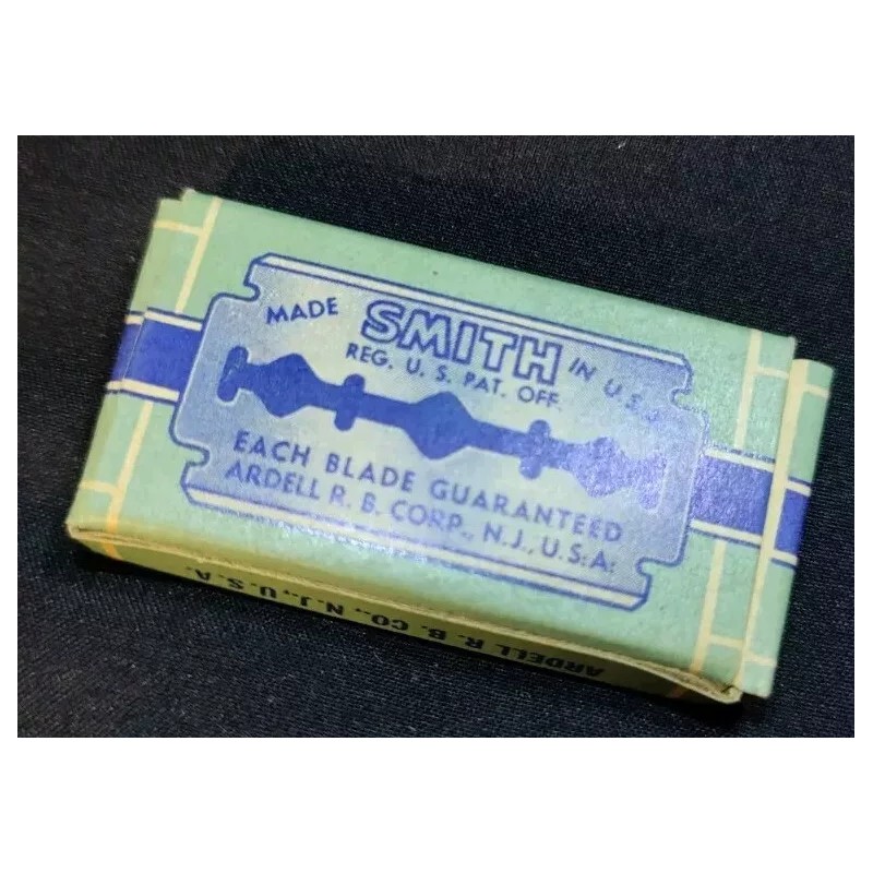 Smith Vintage Original Unused Package Smith Double Edged Razor Blades