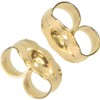 14K Gold Earring Backs Clutch 5mm (.030 Post) 1 Pair