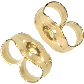 14K Gold Earring Backs Clutch 5mm (.030 Post) 1 Pair