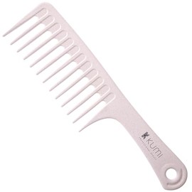 Kumi Wheat Eco-Friendly Shampoo Rake Oatmeal - Wide Teeth Detangling Comb
