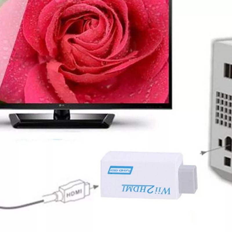 TAVICE Adapter Compatible for Wii/Wii U to HDMI Converter with