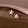 SLUYNZ 925 Sterling Silver Pearls Starfish Stud Earrings for Women