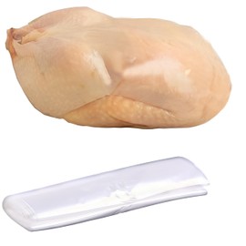 KR. LIF 100 Count Poultry Shrink Bags - 12" X 16" Chicken Shrink Bags Heat Shrink Bags for Chickens, Turkey and Poultry, Chicken Shrink Bags for Secure Packaging