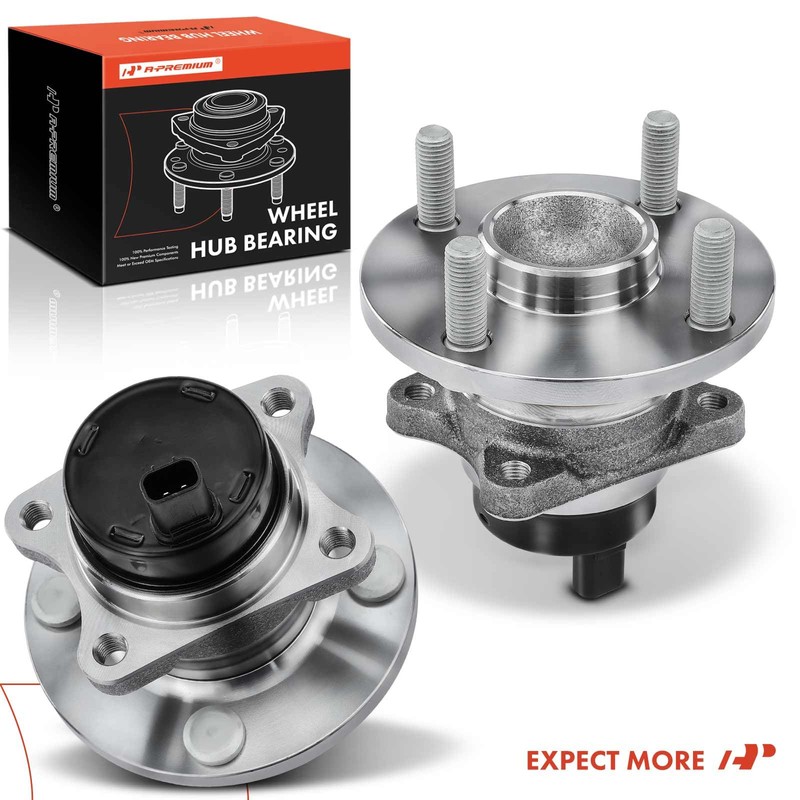 A-Premium 2 x Front Wheel Bearing and Hub Assembly with
