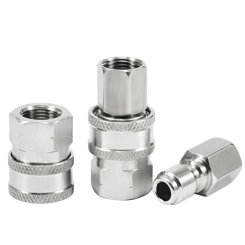 Raincovo Pressure Washer Quick Connect Fittings, 3/8 Inch Adapter Set,