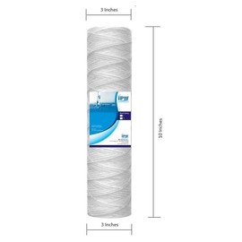 IPW Industries Inc. Compatible to OmniFilter Model RS2-DS - String Wound Filters Whole House Water Filter Cartridges - Pack of 2