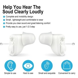 JINGHAO Hearing aids with A10 Battery,Invisi