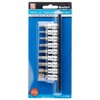 Blue Spot 01521 9 Piece 1/4 Inch Star Bit Socket