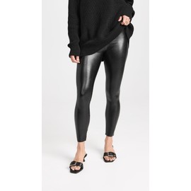 commando Women's Petite Perfect Control Faux Leather Leggings, Black, S