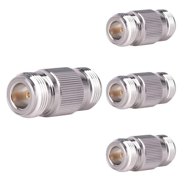 MOOKEERF N Female to N Female Connector Adapter 4 Pack