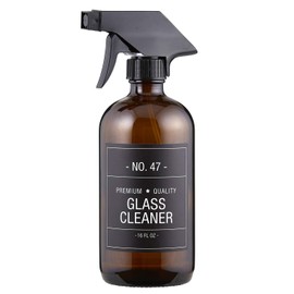 47th & Main Amber Spray Bottle, 16-Ounce, No. 47 Glass Cleaner